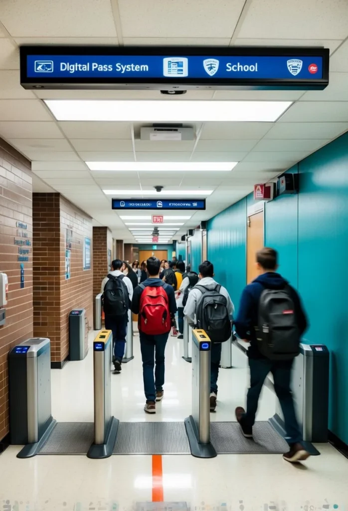 tracking of students in school hallway using ehallpass